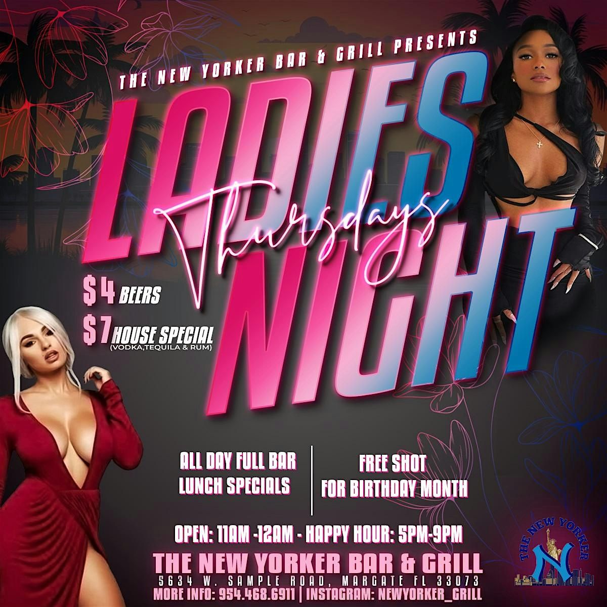 Ladies Night Thursday's