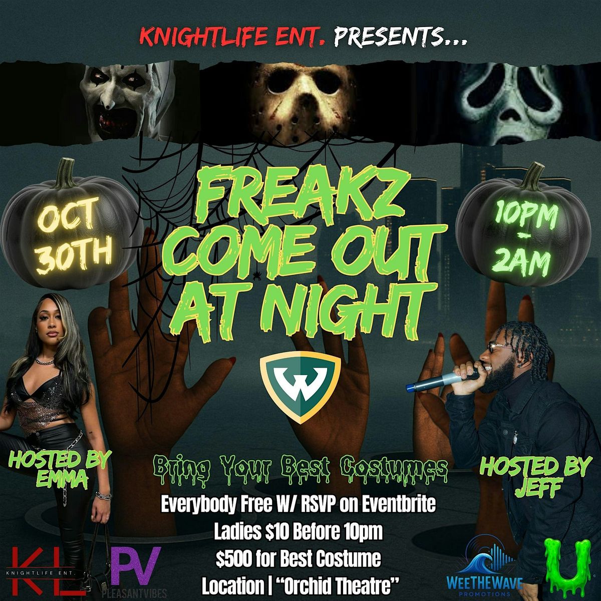 FREAKZ COME OUT AT NIGHT