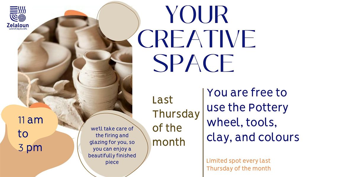 Your Creative Space - for 4 hours
