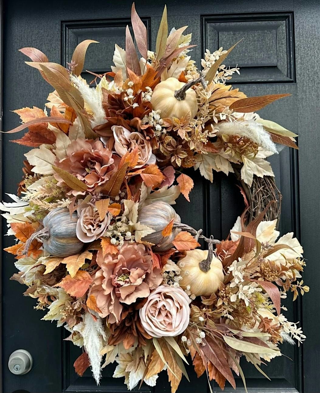 Create your own fall Wreath or fall in love with flowers