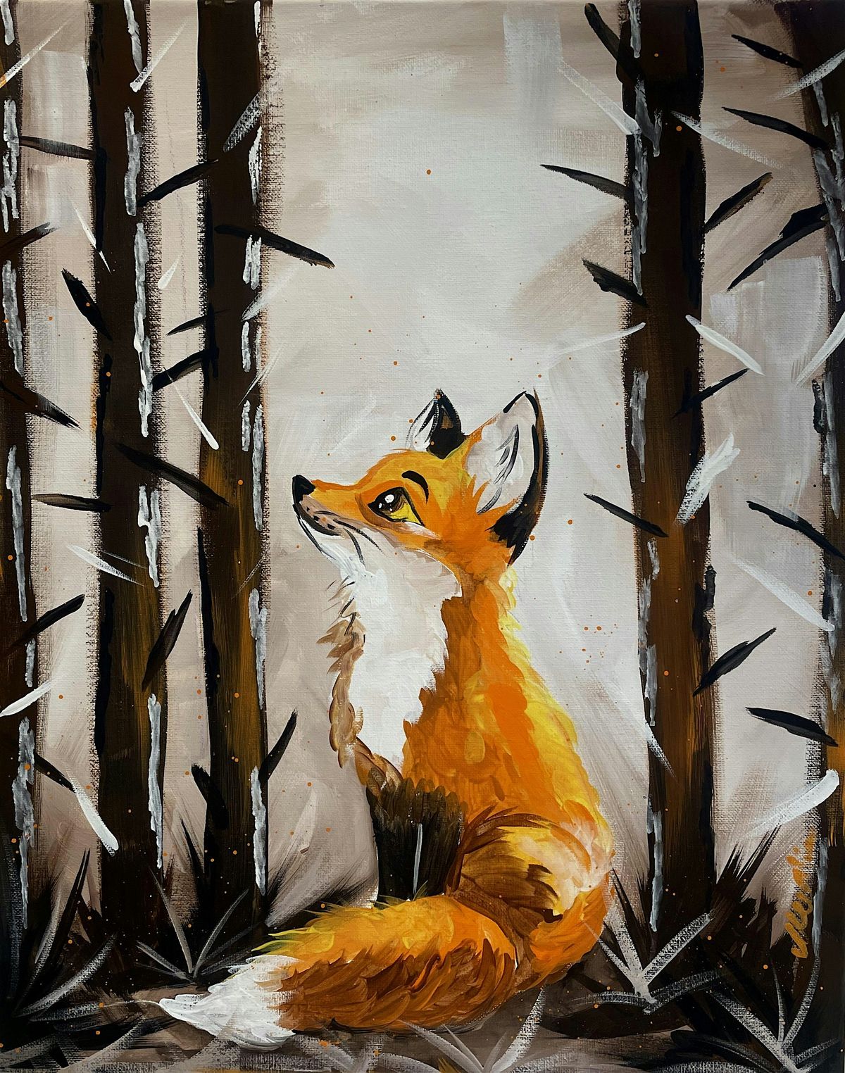 Mali's Art Studio Sip n Paint Night - Quiet Fire