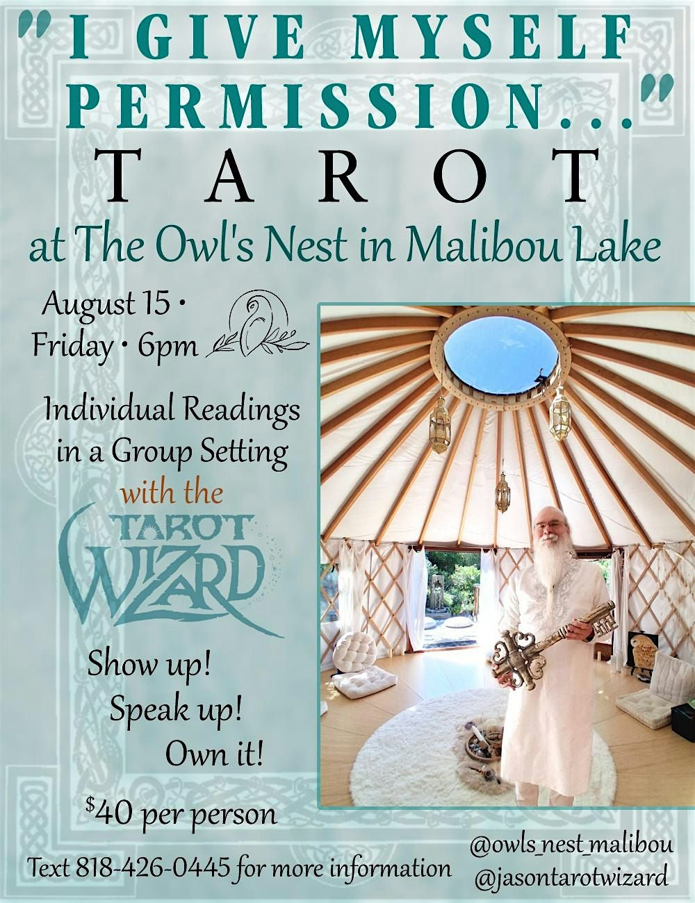 I Give Myself Permission... A Tarot Experience