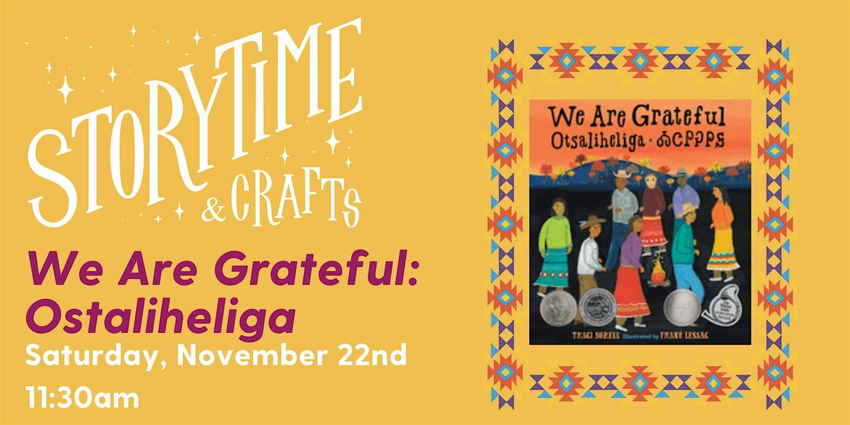 StoryTime and Crafts: We are Grateful: Ostaliheliga
