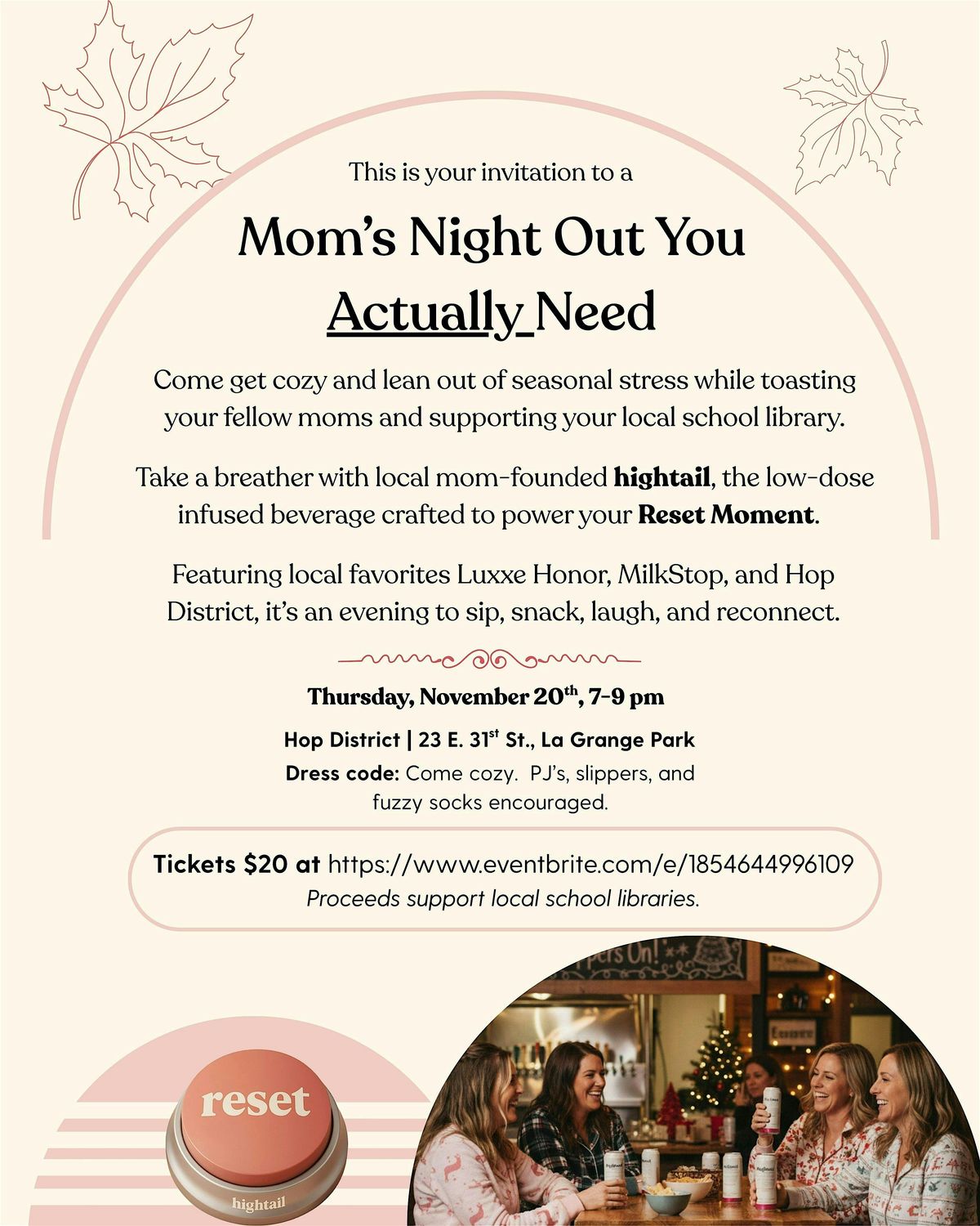 A Mom\u2019s Night Out You Actually Need