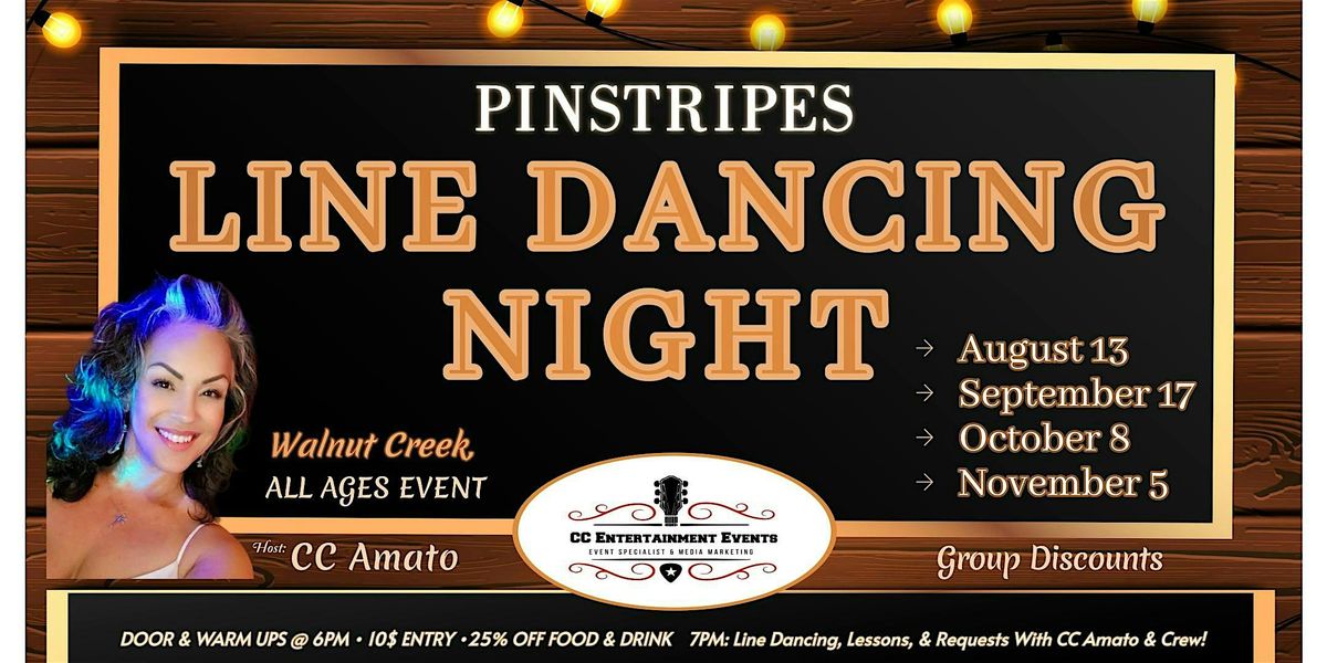 Line Dancing Wednesdays All Ages Welcome