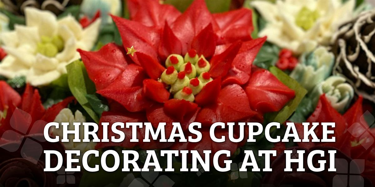 Christmas cupcake decorating with Sarah from Cakes by The Bunch