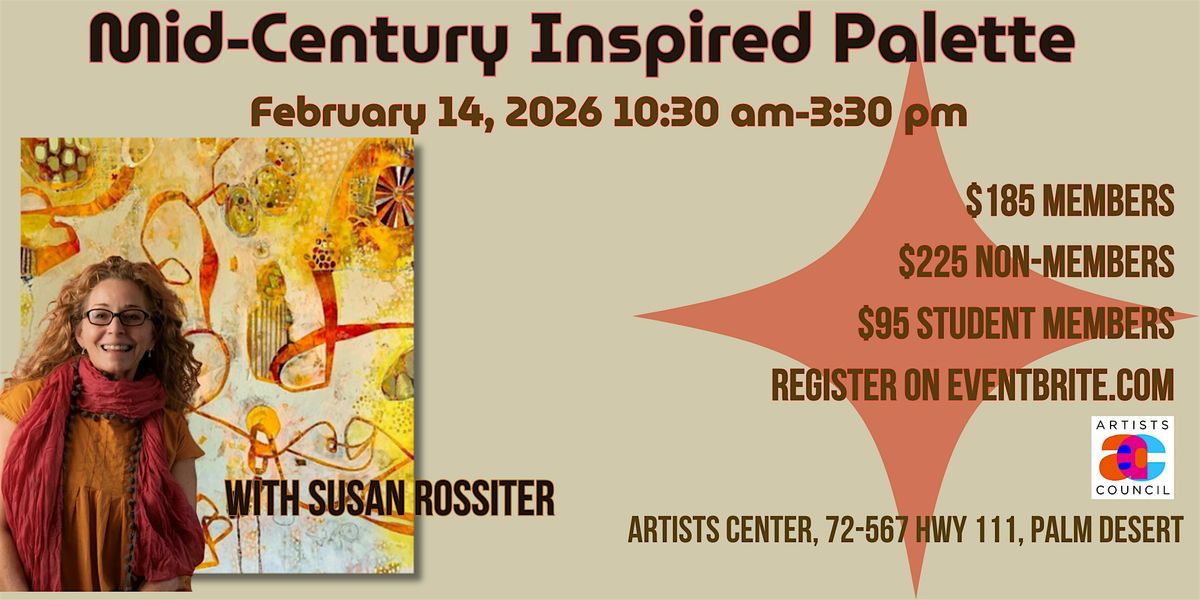 Mid-Century Inspired Palette with Susan Rossiter