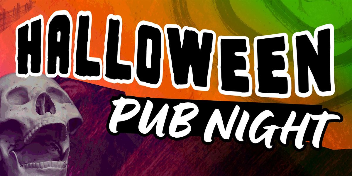 Graphic Design Halloween Pub Night