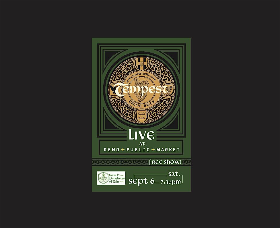 Tempest Celtic Rock Band LIVE at Reno Public Market