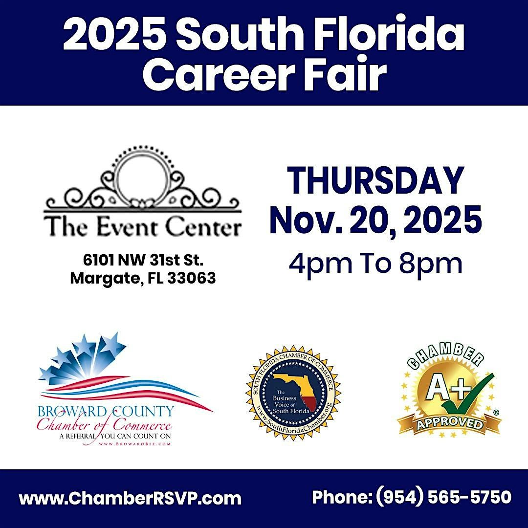 South Florida Career Fair Nov. 20th, 2025