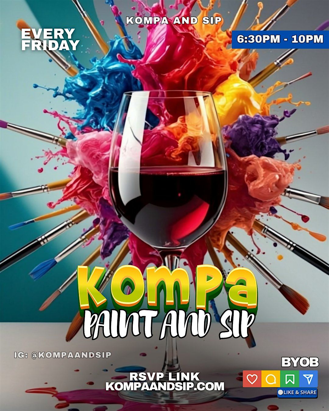 HAITIAN KOMPA PAINT AND SIP