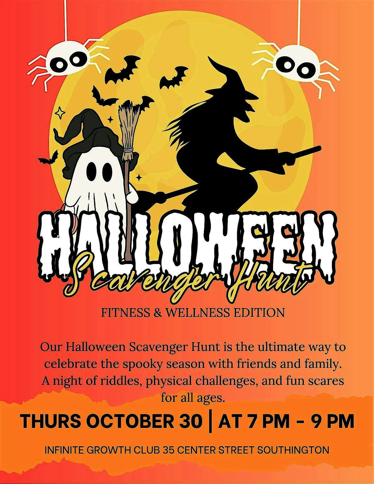 Halloween Scavenger Hunt: Fitness & Wellness Edition