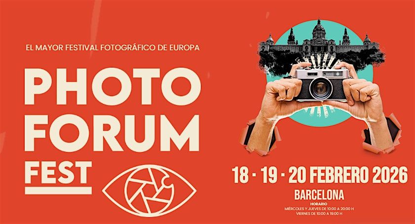 Photo Forum Fest 2026: 18\u00b719\u00b720 de febrero