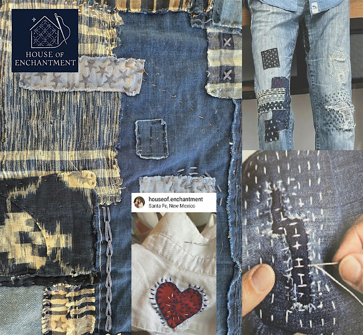 House of Enchantment - Mending & Sashiko Stitching Class