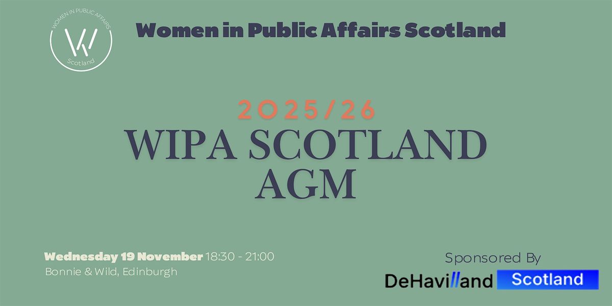 Women in Public Affairs Scotland AGM Networking Event