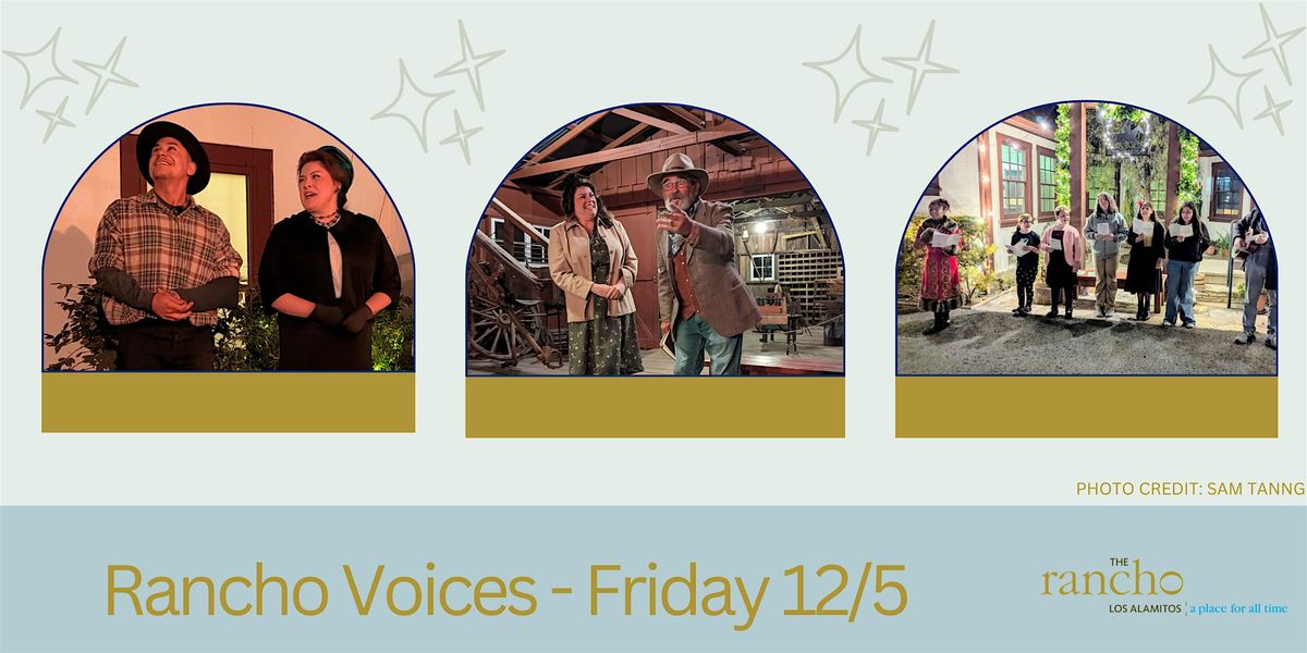 Rancho Voices: A Holiday Program FRIDAY 12\/5