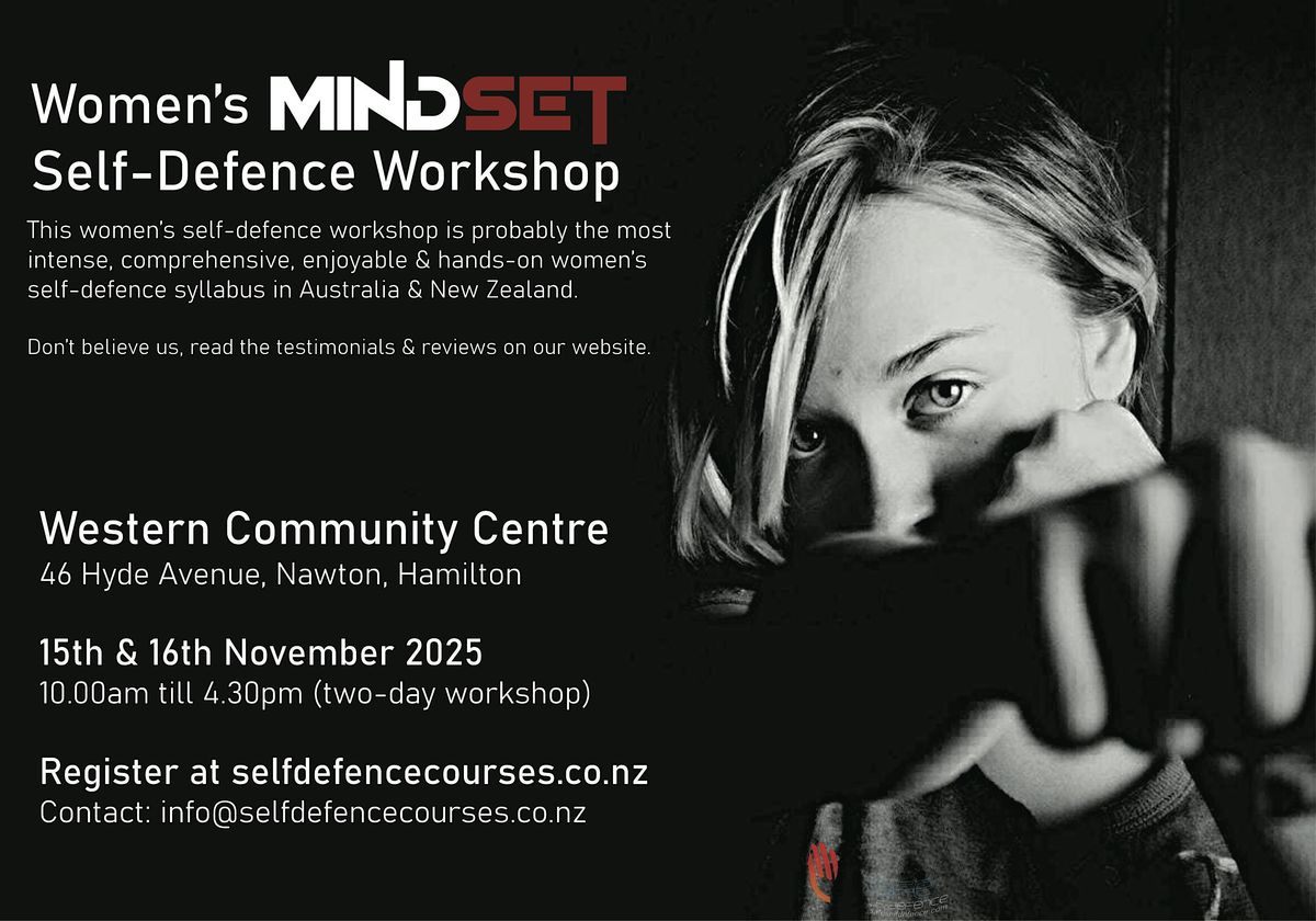 Women's MINDSET Weekend Self-Defence Workshop - Hamilton
