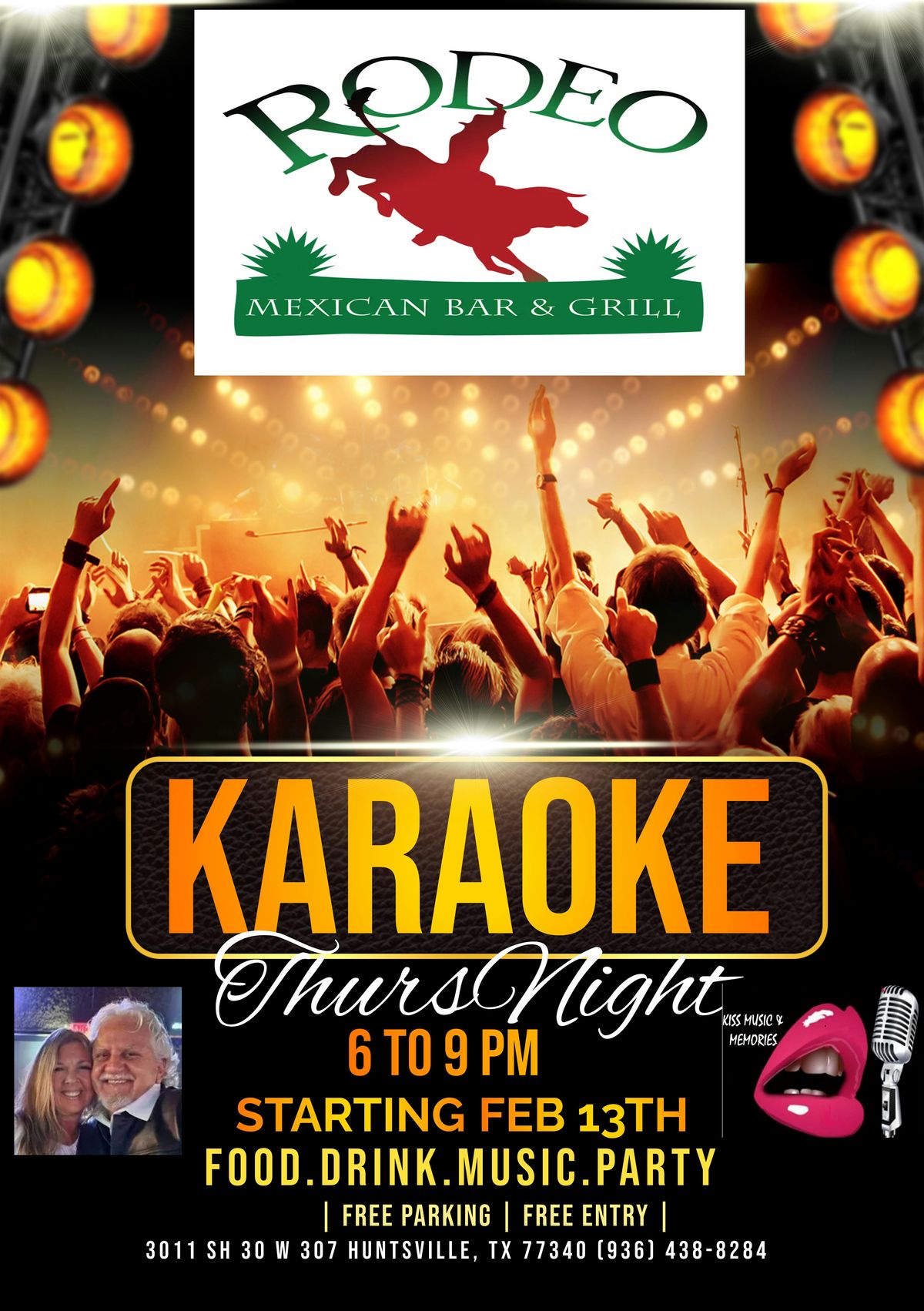 RODEO MEXICAN GRILL KARAOKE WITH THE KISS KREWE