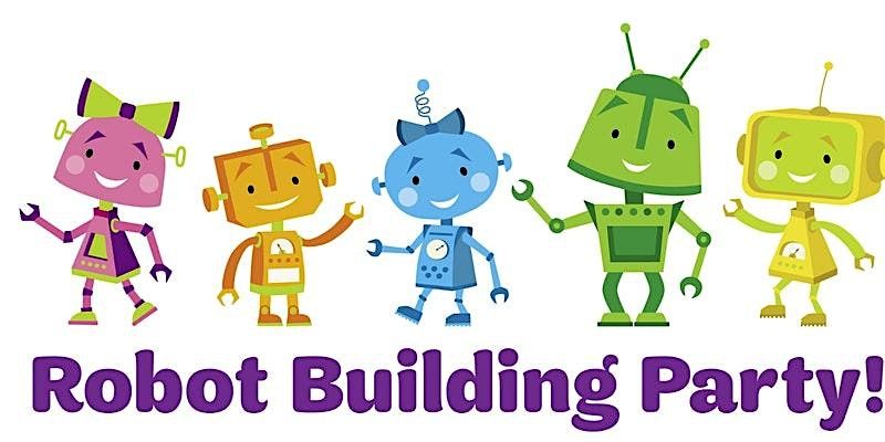 Robot Building Party with Girl Scouts