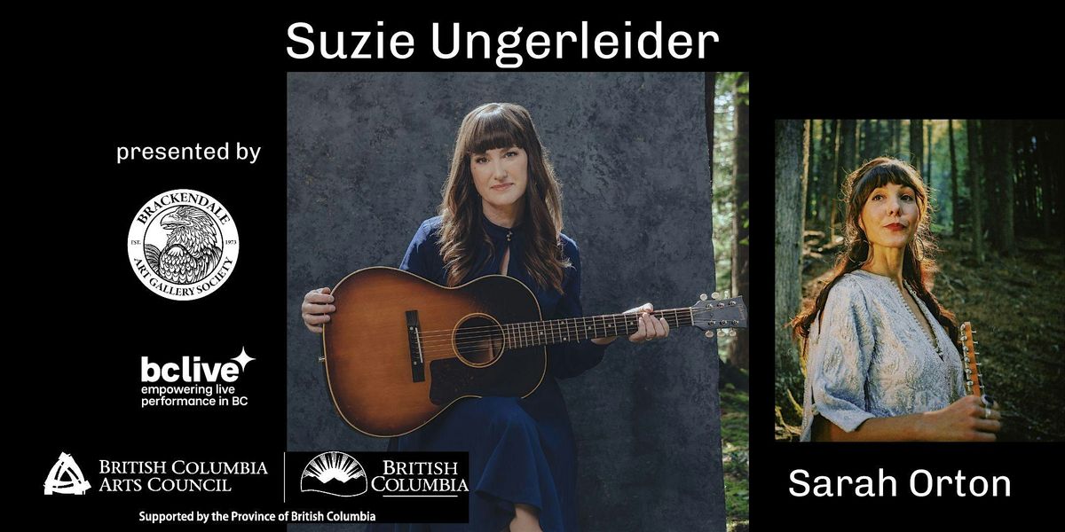 Suzie Ungerleider with opening set by Sarah Orton