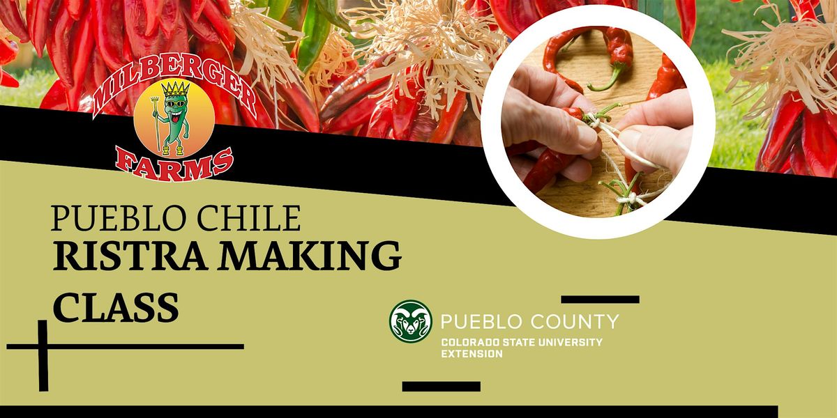 Pueblo Chile Ristra Making Class