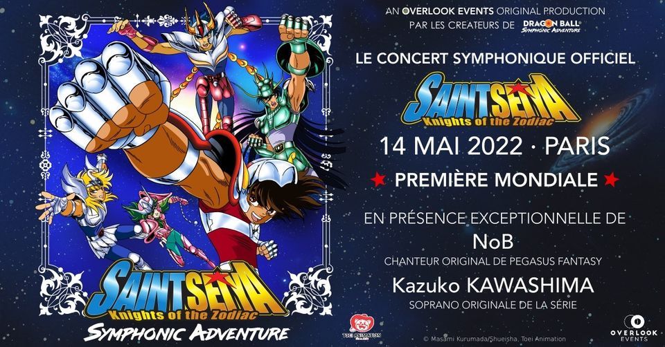 Saint Seiya Symphonic Adventure Paris World Premiere online May 13