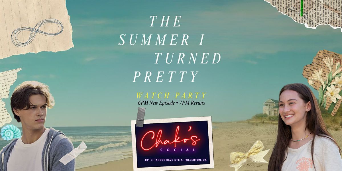 The Summer I Turned Pretty Watch Party at Chako's Social
