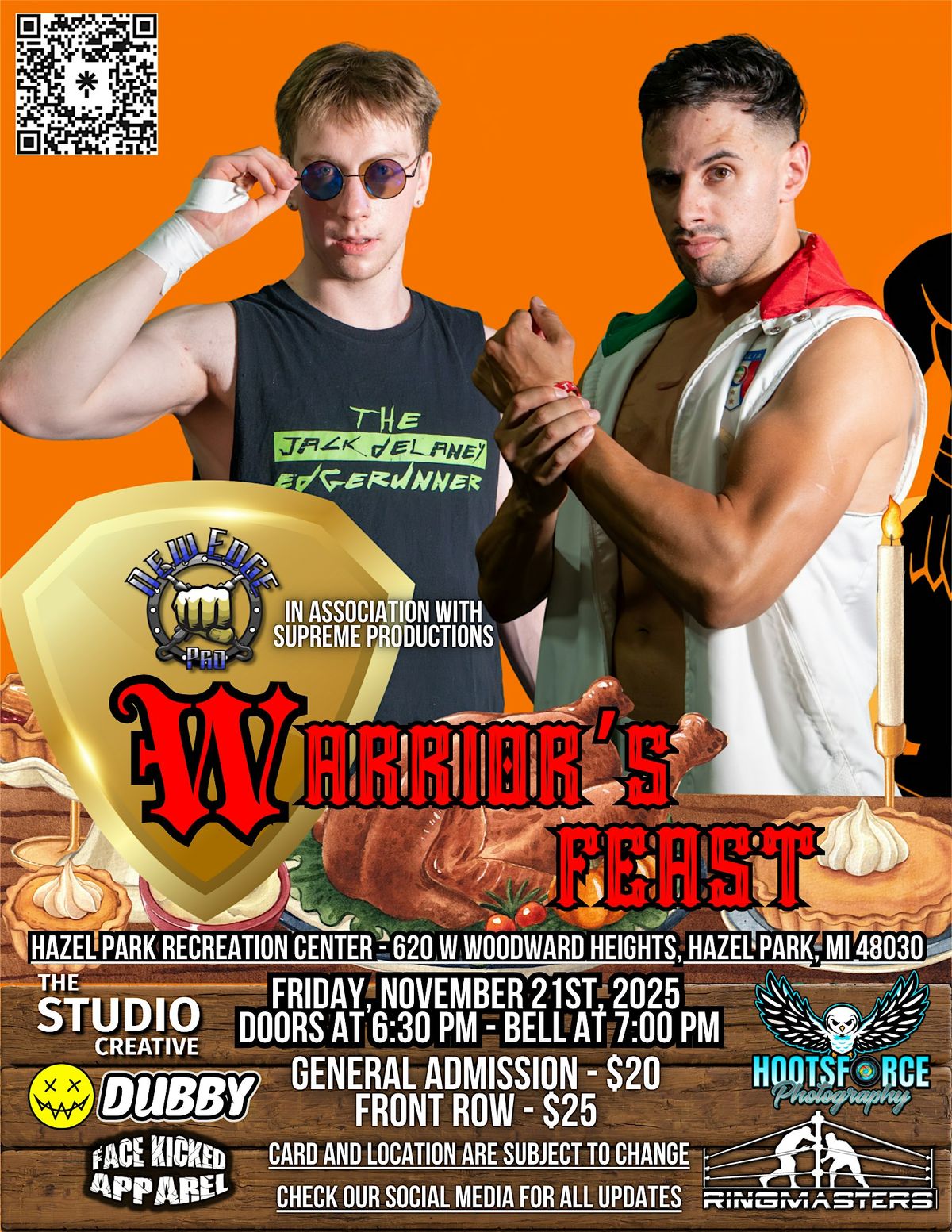 New Edge Pro Wrestling presents: WARRIOR'S FEAST