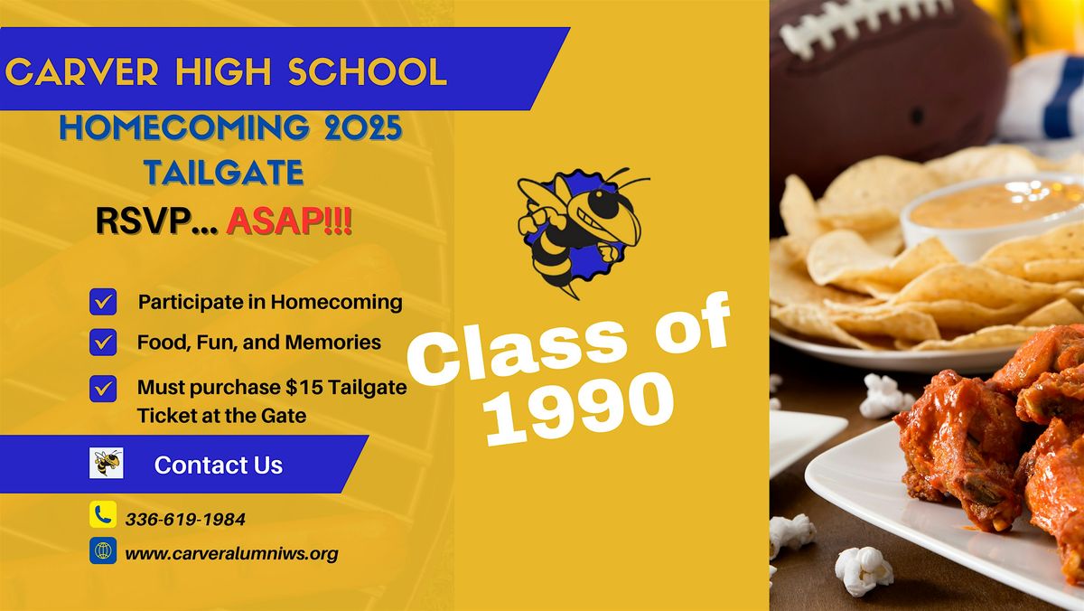 Class of 1990 Homecoming 2025 Tailgate at the Game