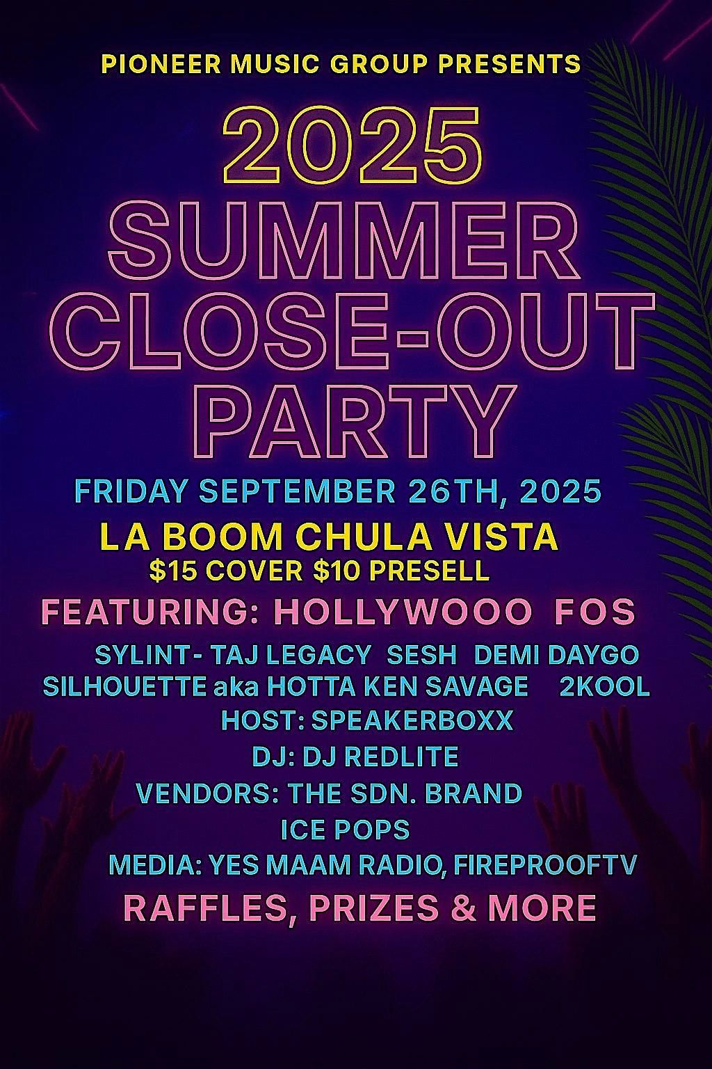 2025 Summer Close-Out Party