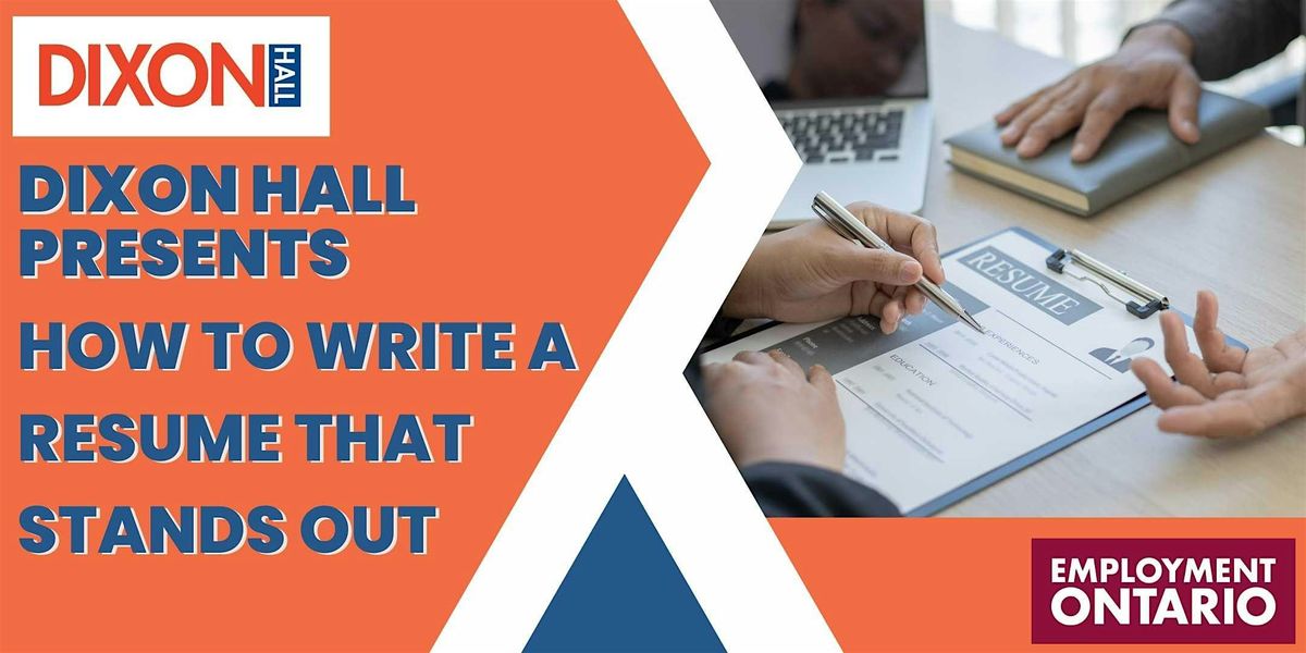 How to Write a Resume that Stands Out | Dixon Hall | Nov 26