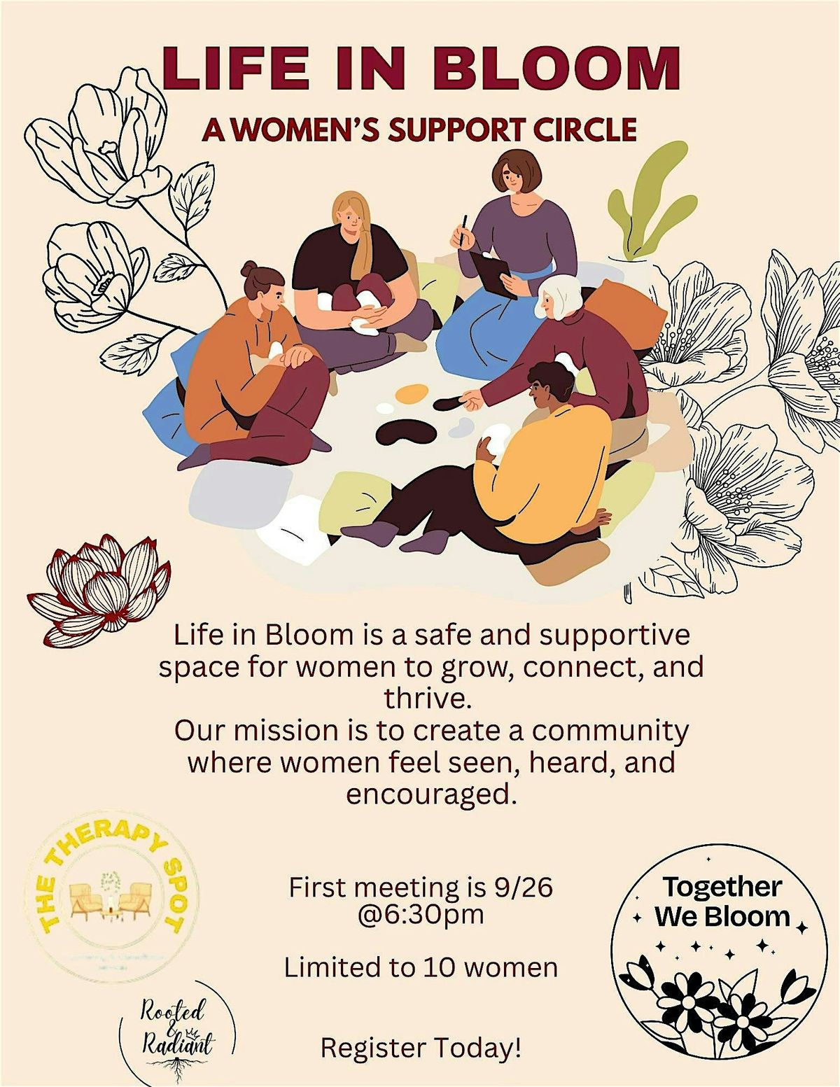 Life in Bloom \u2013 A Women\u2019s Support Circle