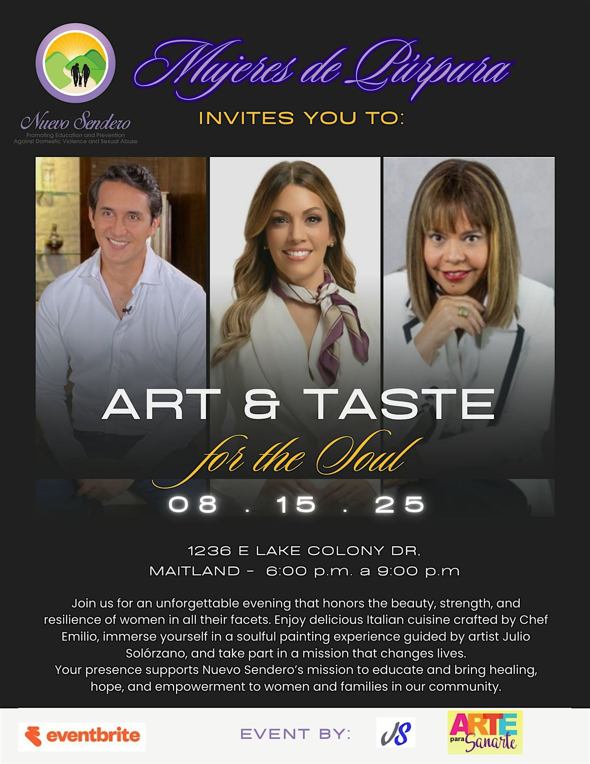Art & Taste for the Soul with Mujeres de P\u00farpura & Nuevo Sendero