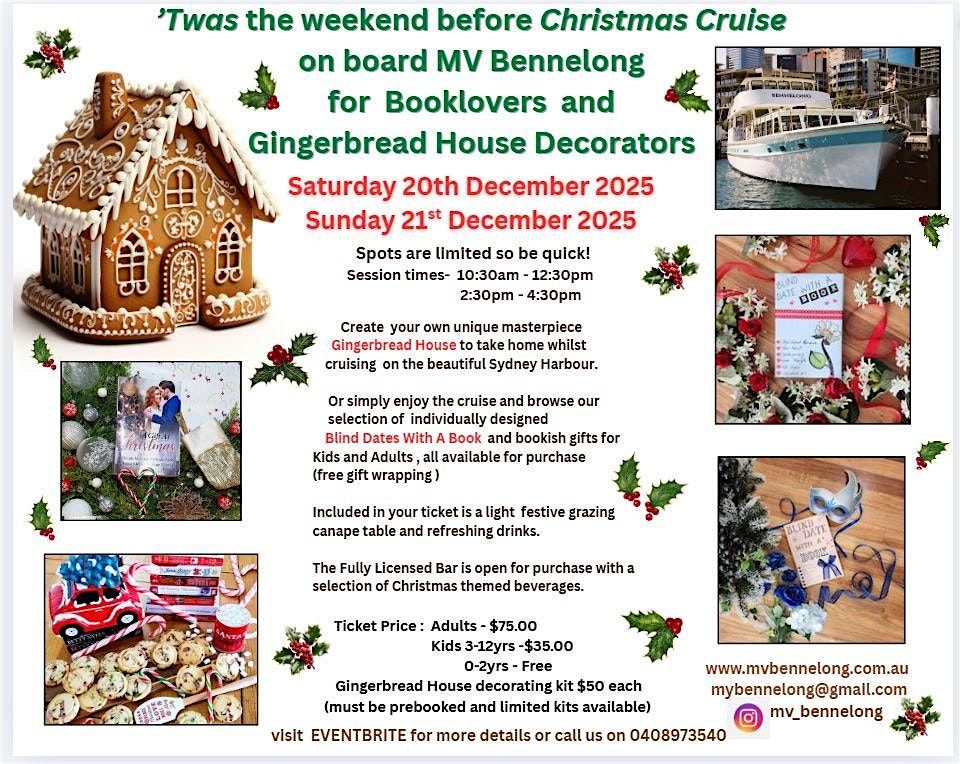 Christmas Cruise for Booklovers and Gingerbread House Decorators!