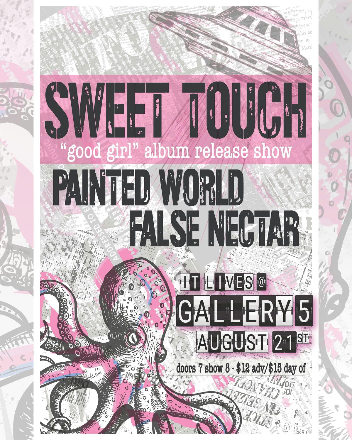 Sweet Touch Album Release Show with False Nectar and Painted World