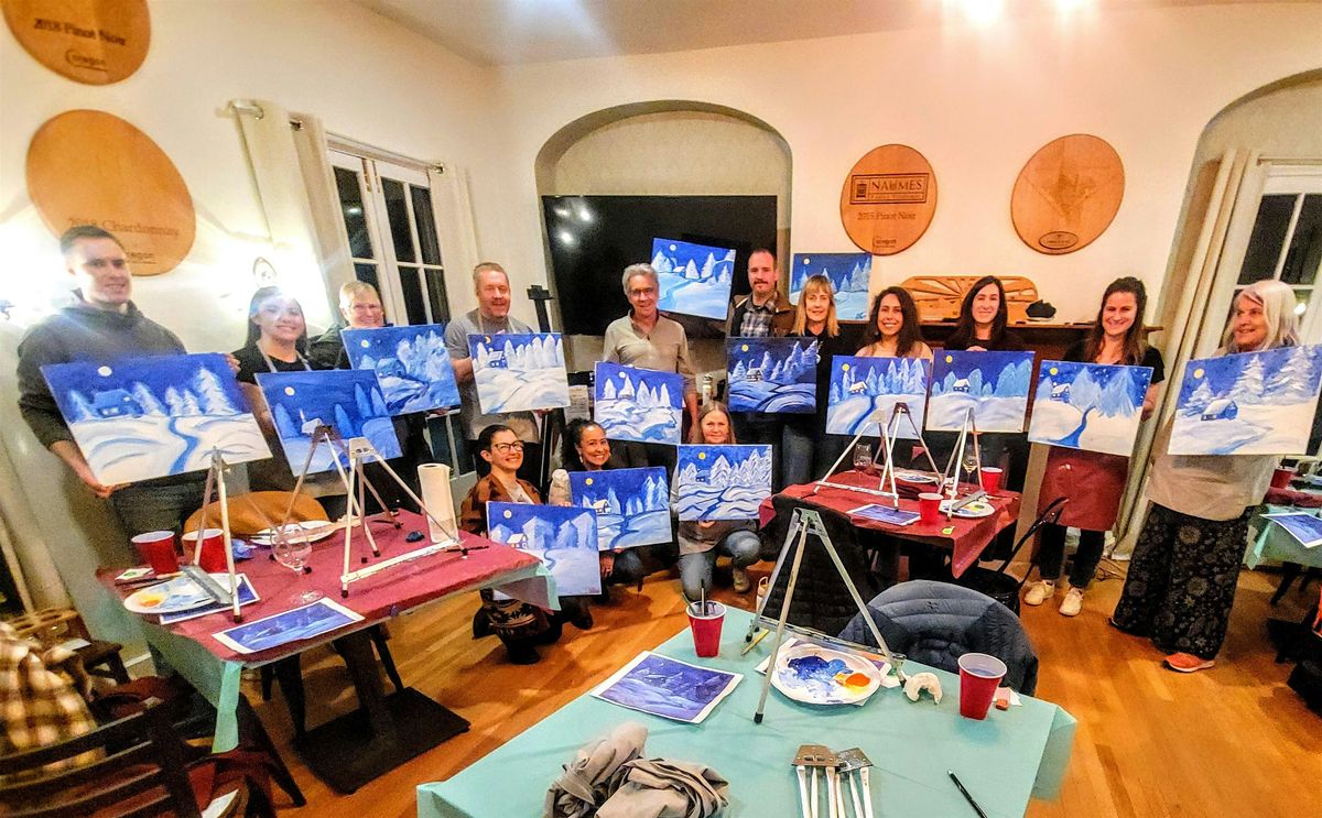 Art Night LLC Paint and Sip Event $45. A Halloween Special.