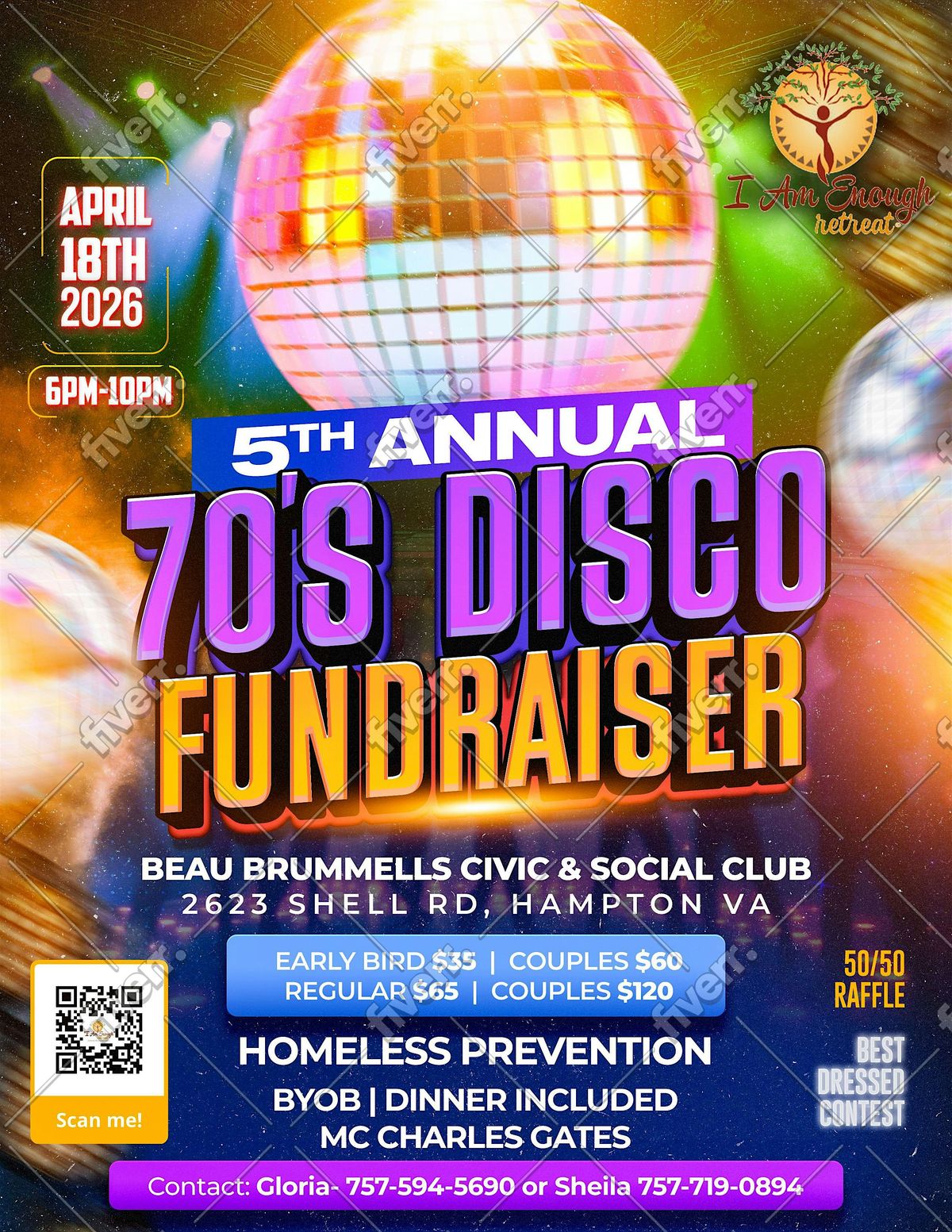 5th Annual 70's  Disco Fundraiser