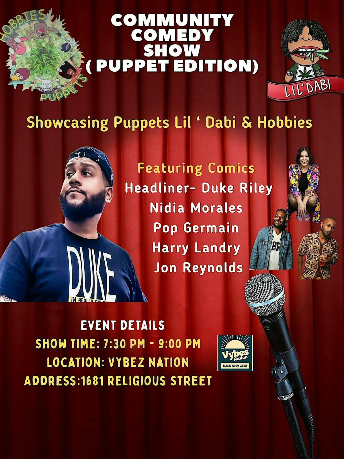 Community Comedy (Adult Puppet Edition)