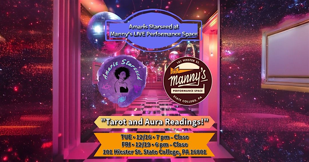 Amaris Starseed at Manny's LIVE Performace Space!
