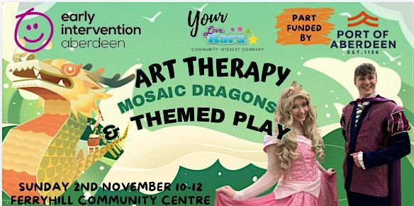 ASN Themed Art Therapy -  Creative Mosaic Dragons, Dancing  & Games