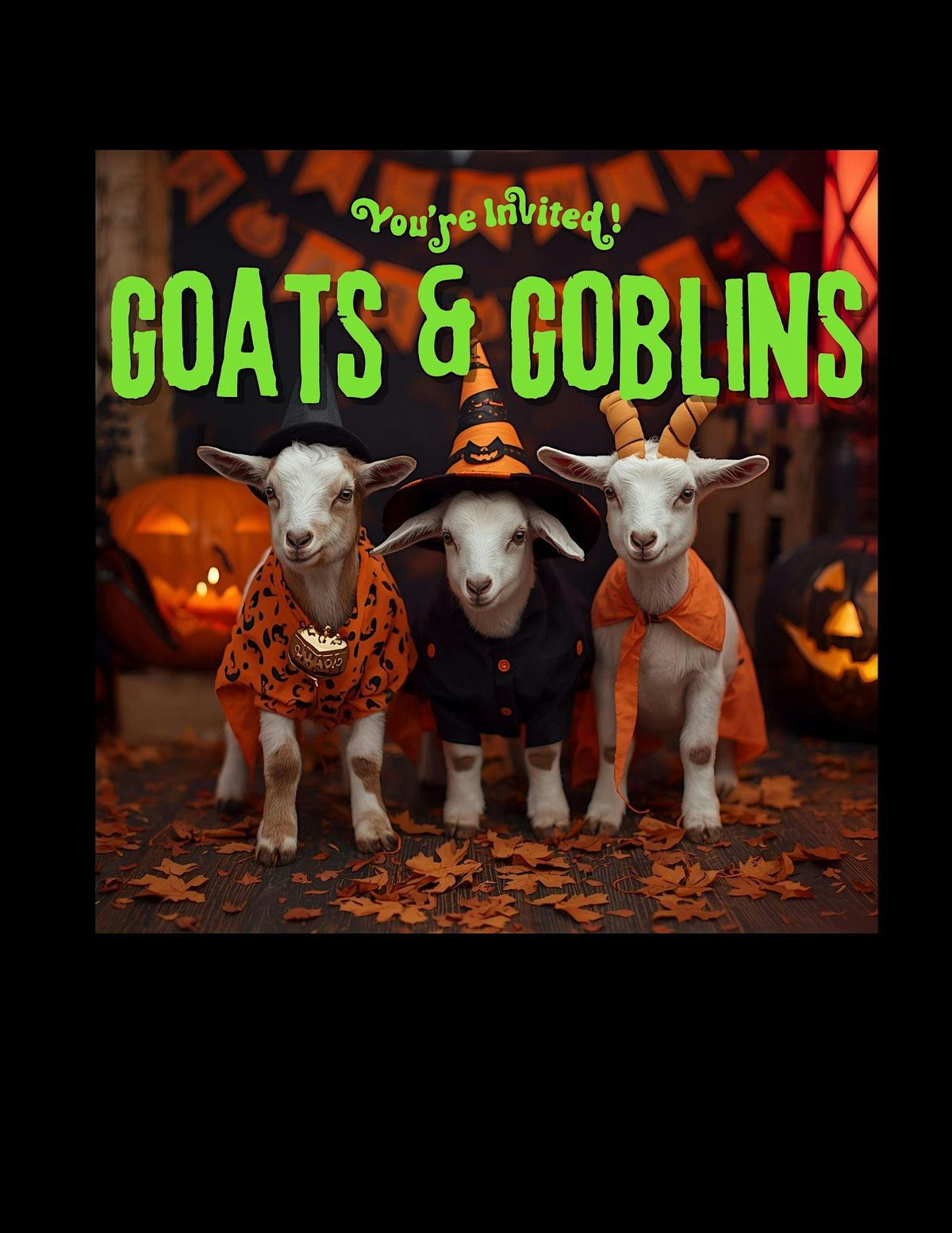 GOATS & GOBLINS 5th Annual  Community Halloween Party