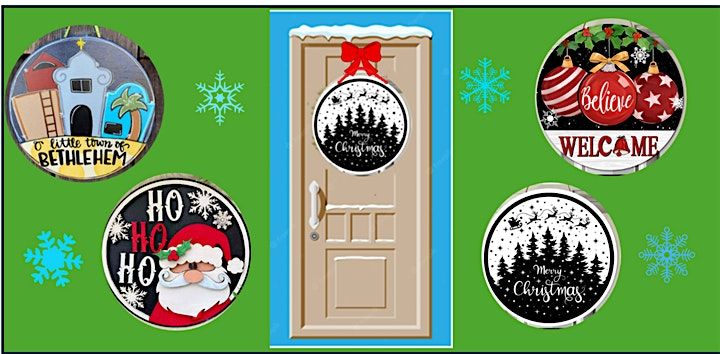 PAINT AND SIP AT AVIATOR BREW HUB               Wooden Door Hanger