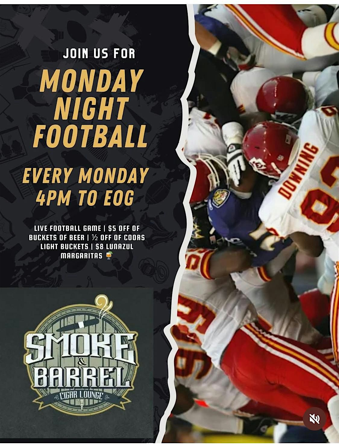 Monday Night Football at the Barrel (Membership Required)