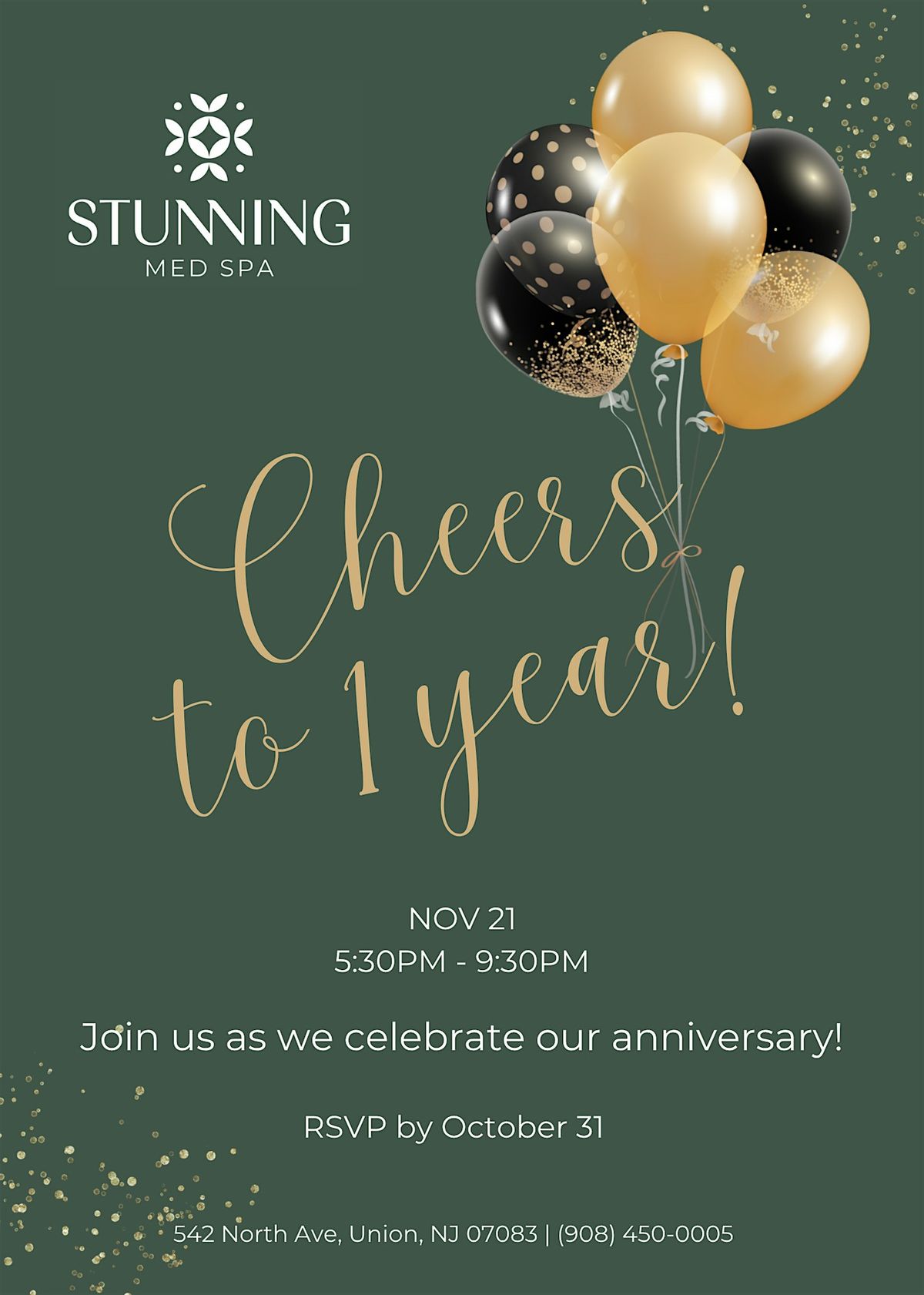 Stunning 1 Year Anniversary