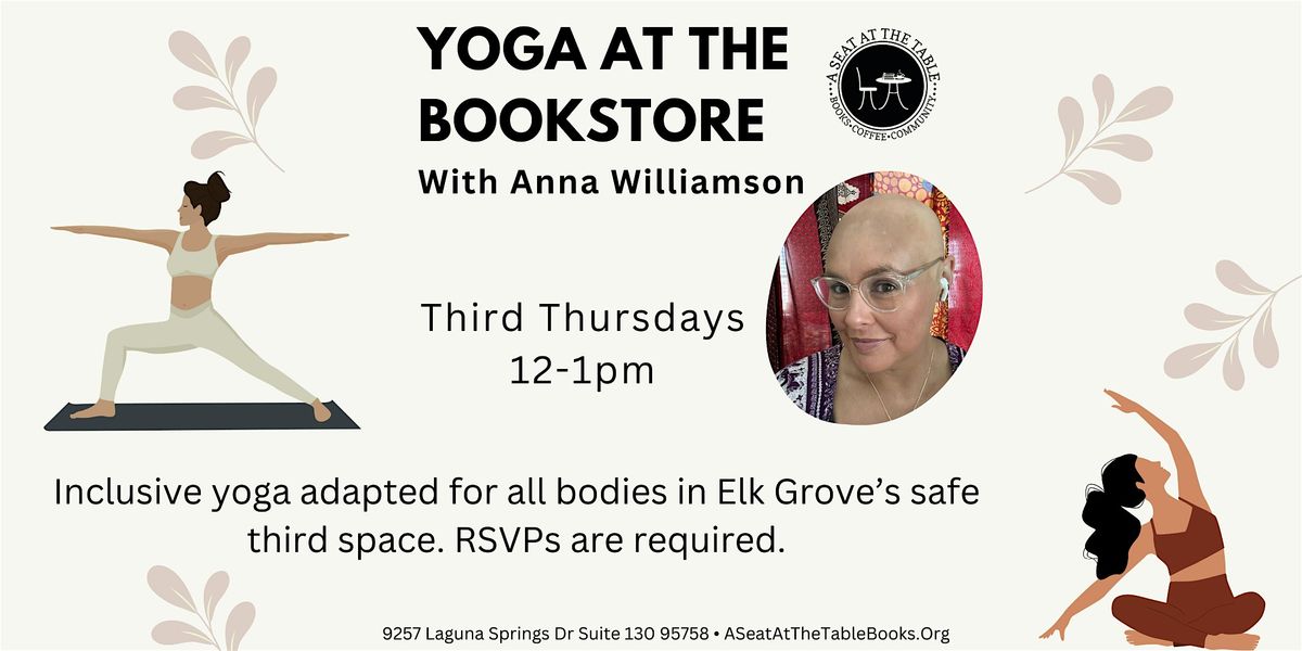 Yoga at the Bookstore w\/ Anna