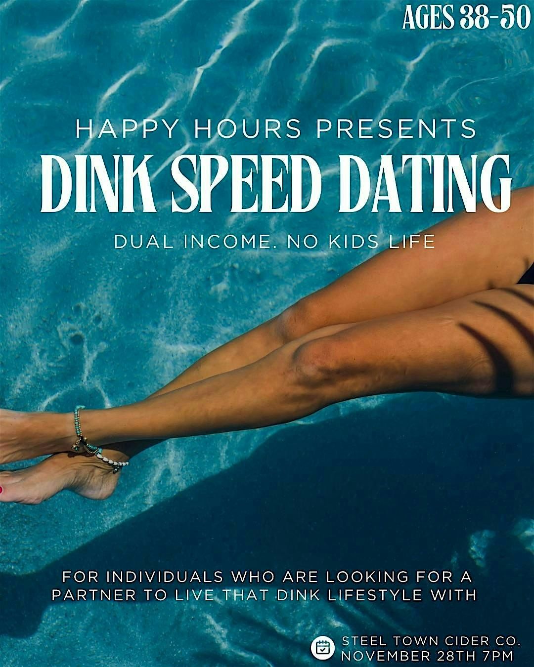 DINK Speed Dating Ages 38-50@ Steel Town Cider Co. (Dual Income No kids)