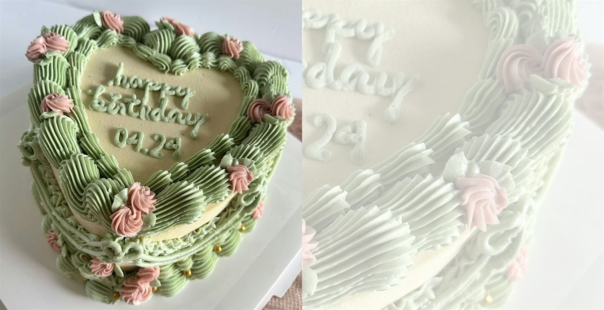 Scents & Sweets ATX: Mini Heart Cake Decorating + Bath Bomb Class in Kyle