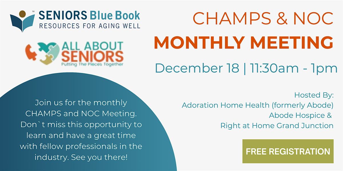 CHAMPS and NOC | December Meeting