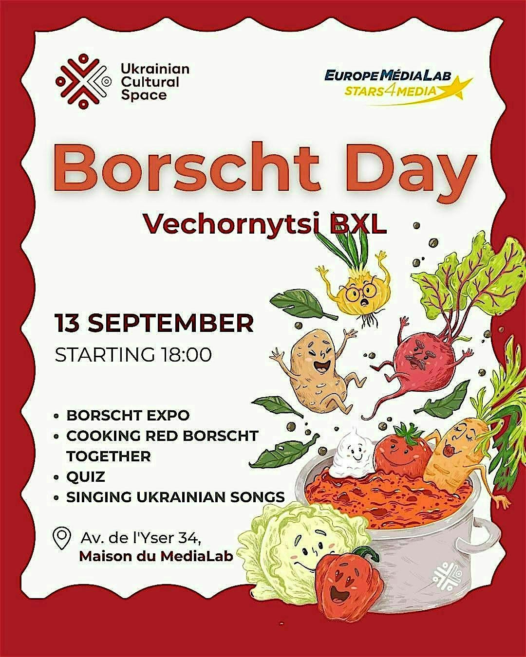 Borscht Day in Brussels (Vechornytsi BXL)\/ \u0414\u0435\u043d\u044c \u0411\u043e\u0440\u0449\u0443