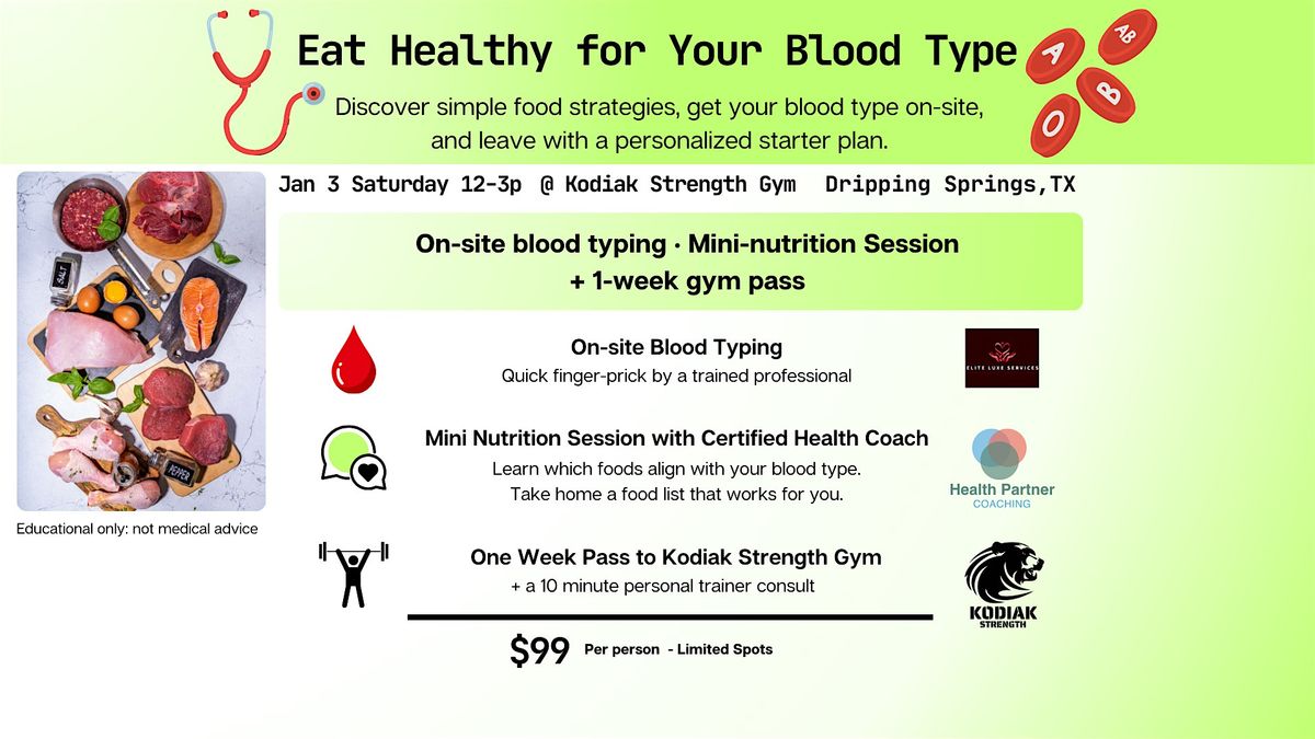 Eat Healthy For Your Blood Type